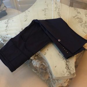 LULULEMON LUXTREME CROP RUNNING LEGGING NAVY SZ 6